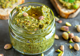 Vegane Küche mit Pistazien