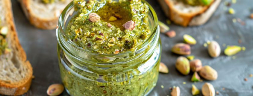 Vegane Küche mit Pistazien