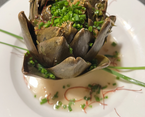 Artischocke auf sizilianische Art Artischocke auf sizilianische Art